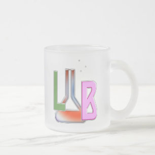 TASSE GIVRÉ LABORATOIRE DE LOGO DE FLACON DE LABORATOIRE