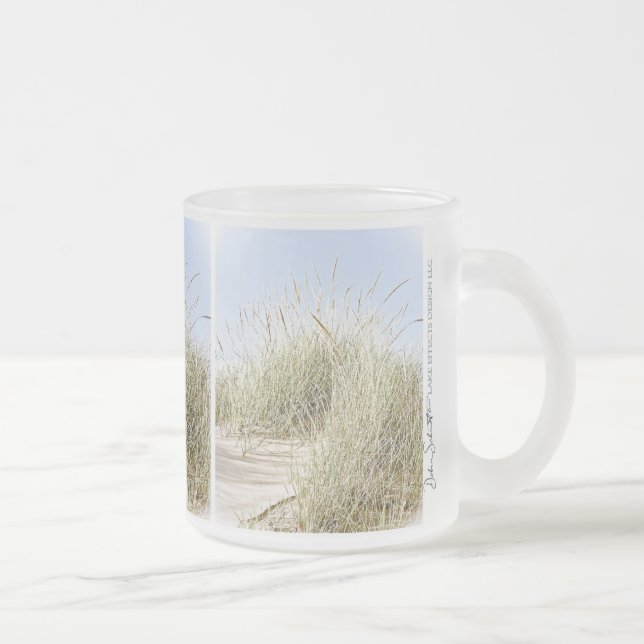 Tasse Givré Lac Michigan Beach Grass Photo (Droit)