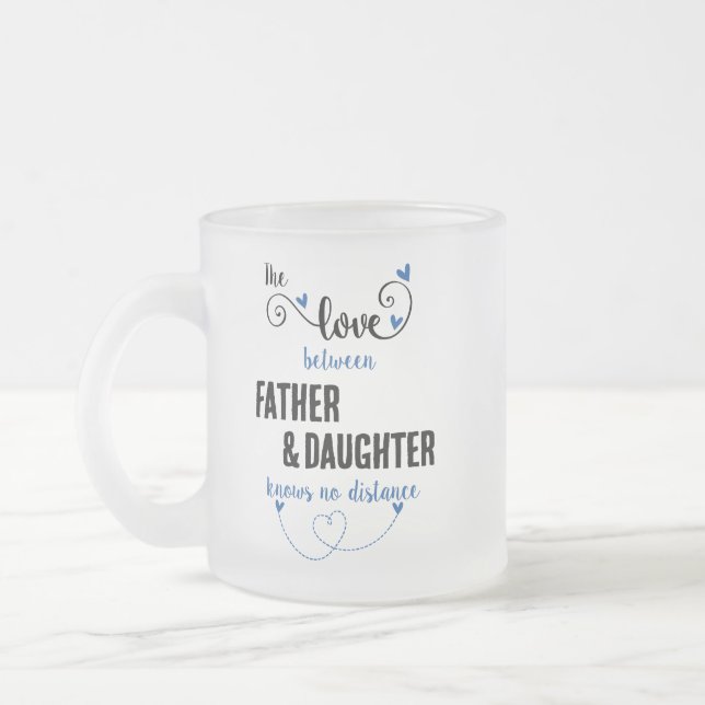Tasse Givré L'amour entre le père et la fille distance (Gauche)