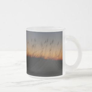Tasse Givré L'avoine marine et les dunes au coucher du soleil