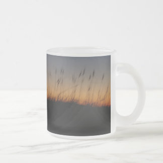 Tasse Givré L'avoine marine et les dunes au coucher du soleil