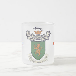Tasse Givré Le clan de Farrell du manteau de l'Irlande des