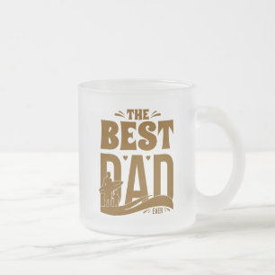 Tasse Givré Le Meilleur Papa du Monde - Père et Enfant