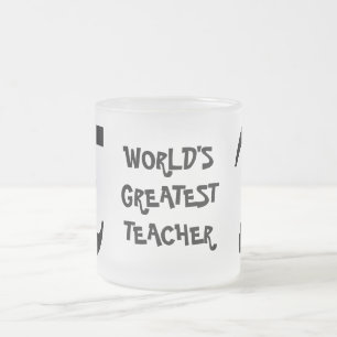 Tasse Givré Le plus grand enseignant du monde de PI sourire Mu