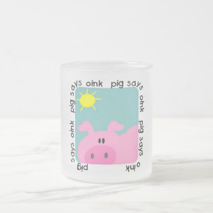 Tasse Givré Le porc indique krouik-krouik des T-shirts et des