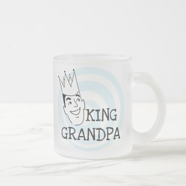 Tasse Givré Le Roi Grandpa T-shirts et cadeaux (Droit)