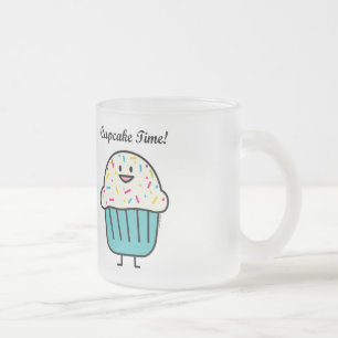 Tasse Givré Le temps de petit gâteau avec arrose le fondant