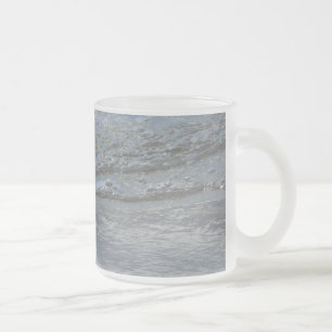 Tasse Givré L'eau sur la plage Photographie Abstraite