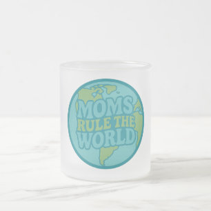 Tasse Givré Les mamans règnent sur le monde Groovy Globe