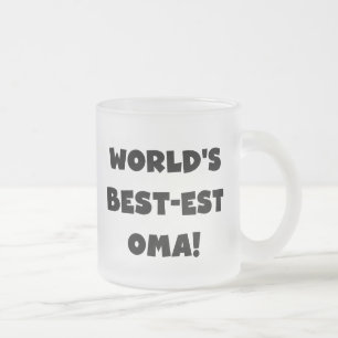 Tasse Givré Les meilleurs cadeaux Oma Noir ou Blanc du monde