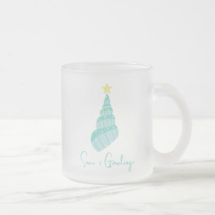 Tasse Givré Les mers côtières et les salutations L'arbre de 