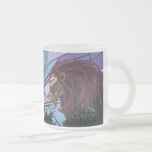 Tasse Givré Lion et petits (Droit)
