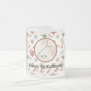 Tasse Givré Logo Abstrait moderne femme beauté visage femme