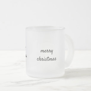 Tasse Givré Logo personnalisé simple et élégant ici société c