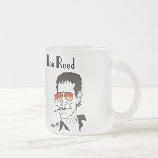 Tasse Givré Lou Reed caricature (Droit)