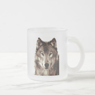 Tasse Givré Loup gris