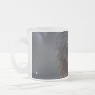 Tasse Givré Loup noir