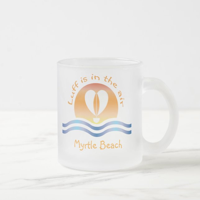 Tasse Givré Luffers Sunset_Luff est dans le ciel Myrtle Beach (Droit)