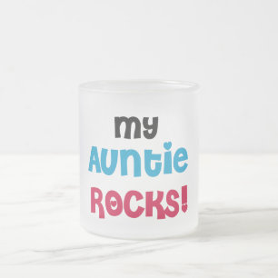Tasse Givré Ma tante Rocks Tshirts et cadeaux