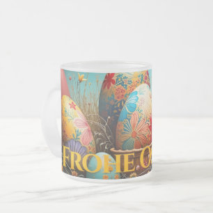 Tasse Givré Magie du printemps avec oeufs de Pâques
