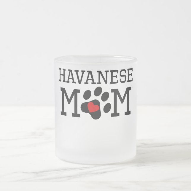 Tasse Givré Maman de Havanese (Centre)
