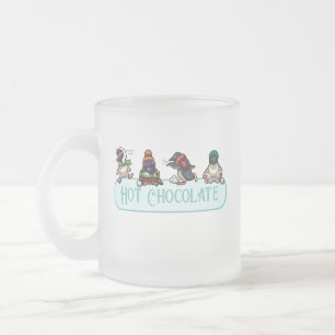 Tasse Givré Manchots drôles de chocolat chaud bataille de boul