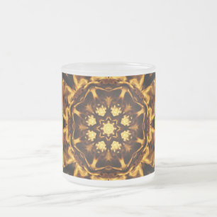 Tasse Givré Mandala dirigé de méditation du feu d'étoile du