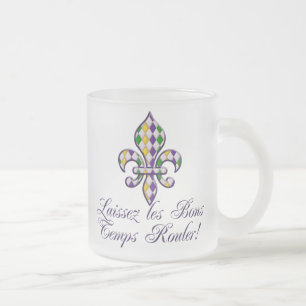 Tasse Givré Mardi gras Fleur d2 de Rouler de Temps de fèves d