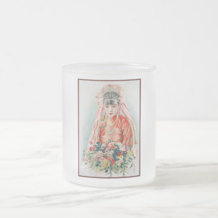 Tasse Givré Mariée en rouge au Mariage chinois à Shanghai