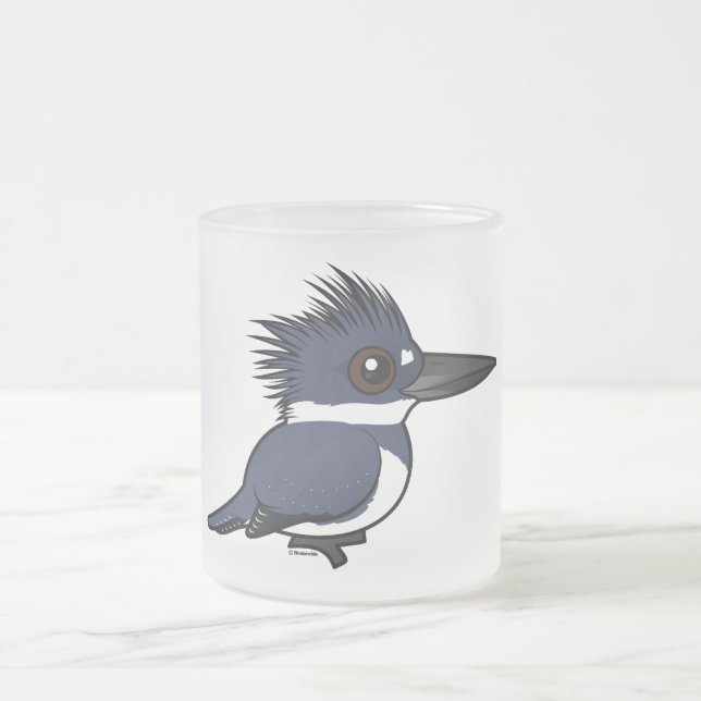 Tasse Givré Martin-pêcheur ceinturé de Birdorable (mâle) (Centre)