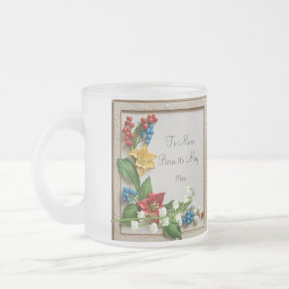 Tasse Givré May Blossoms Hawthorn et Lily de la vallée