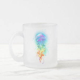 Tasse Givré Méduse arc-en-ciel