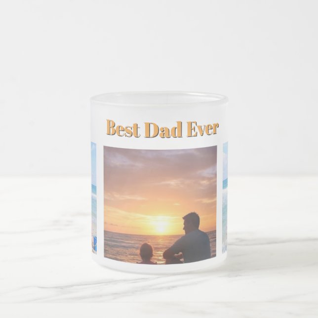 Tasse Givré Meilleur Papa Ever  (Centre)