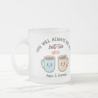 Tasse Givré Meilleur-Thé Couple Personnalisé  