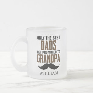 Tasse Givré Meilleurs Pères À Grand-Père Nouveau Faire-part bé