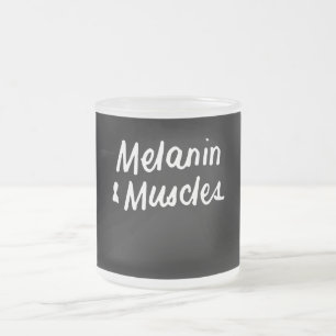 Tasse Givré Melanin And Muscles Black Is Beautiful Workout Gym