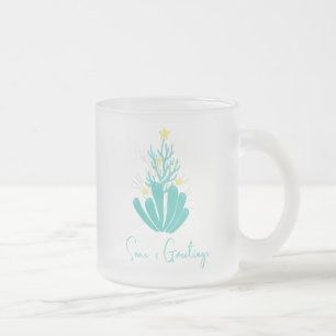 Tasse Givré Mer côtière et salutations Coral