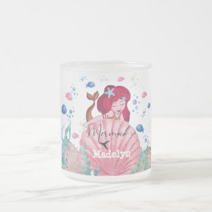 Tasse Givré 🧜 ‍ ♀️ Mermaid Glittering Sous Le Nom Per