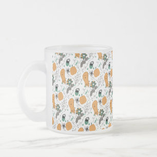 Tasse Givré Mignons gribouillis d'Halloween motif citrouille f