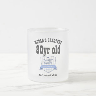 Tasse Givré Mois 80e anniversaire Cadeaux Mondes les plus gran