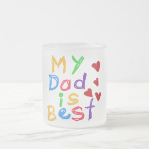 Tasse Givré Mon papa est le meilleurs T-shirts et cadeaux