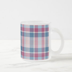 Tasse Givré Motif classique bleu rouge