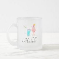 Motif de Margarita de cocktail à l'aquarelle Nom