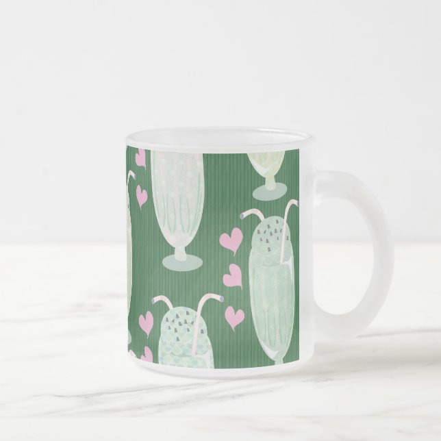 Tasse Givré Motif de Milkshakes mignons (Droit)