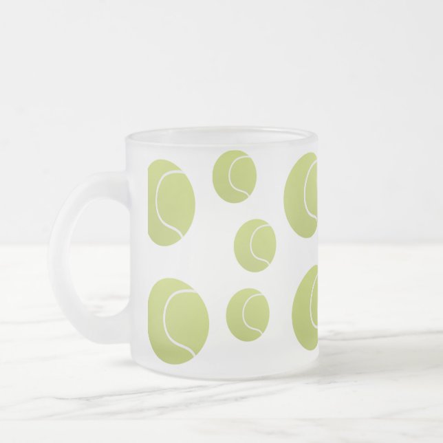 Tasse Givré motif de tennis (Gauche)