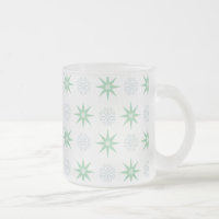 Motif des étoiles d'hiver et des flocons de neige