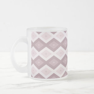 Tasse Givré Motif diamant rose quartz rose