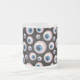 Tasse Givré Motif noir de globe oculaire