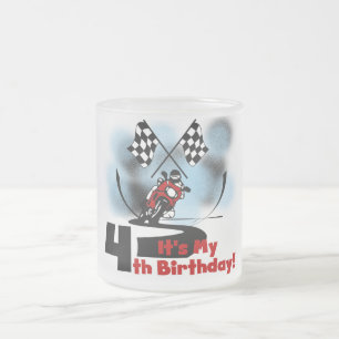 Tasse Givré Motorcycle Racing 4e Anniversaire Tshirts
