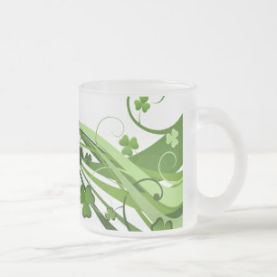 Tasse Givré Mug-St. Patrick's Clovers congelés